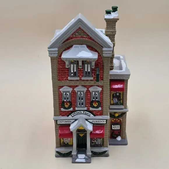 Department 56 Original Snow Village Finklea’s Finery Costume Shop 5405-4 Retired - Picture 2 of 16